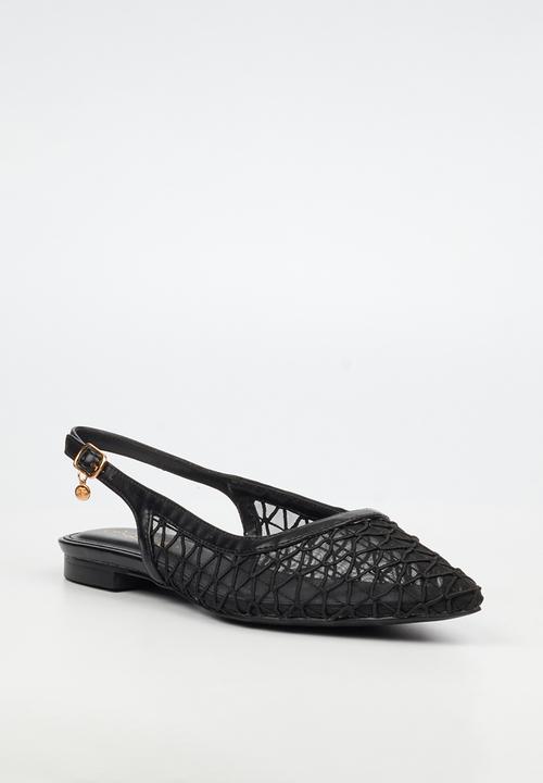 Miss Black - Lavelle 3 embroidered pump - black