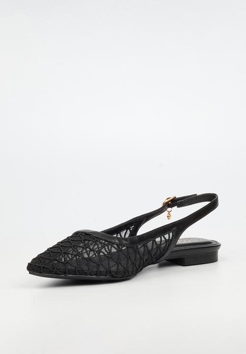 Miss Black - Lavelle 3 embroidered pump - black