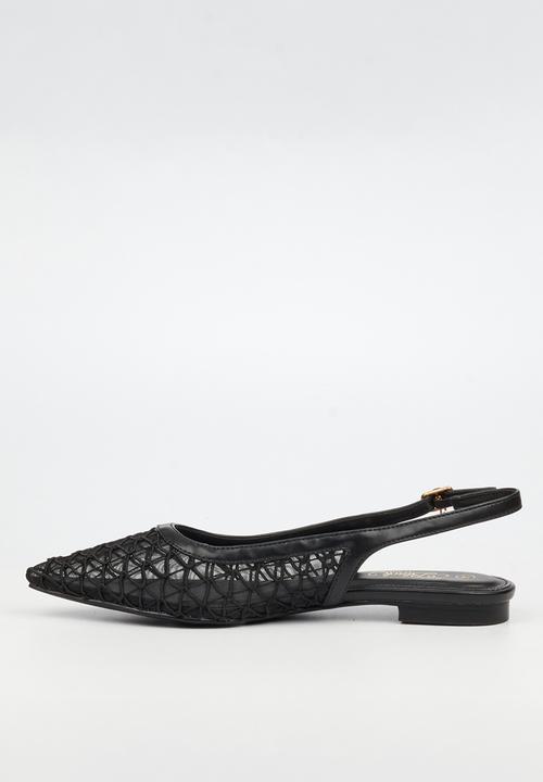 Miss Black - Lavelle 3 embroidered pump - black