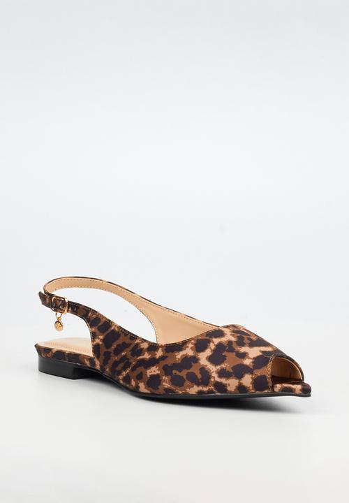 Miss Black - Lavelle 4 peep toe pump - leopard