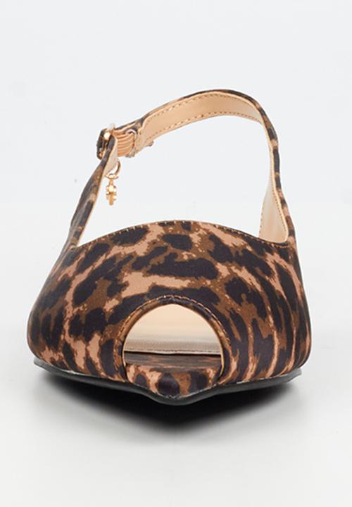 Miss Black - Lavelle 4 peep toe pump - leopard