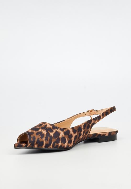 Miss Black - Lavelle 4 peep toe pump - leopard
