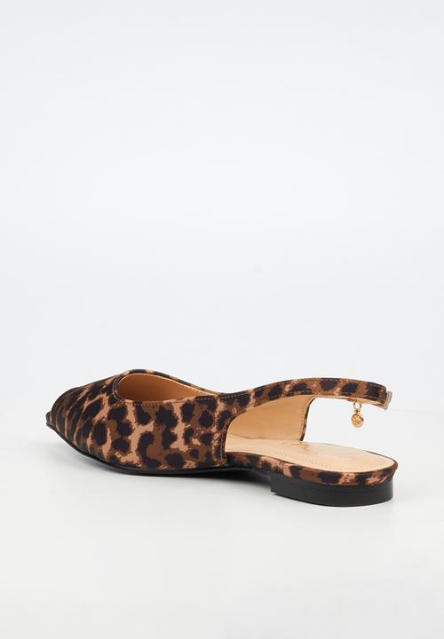 Miss Black - Lavelle 4 peep toe pump - leopard