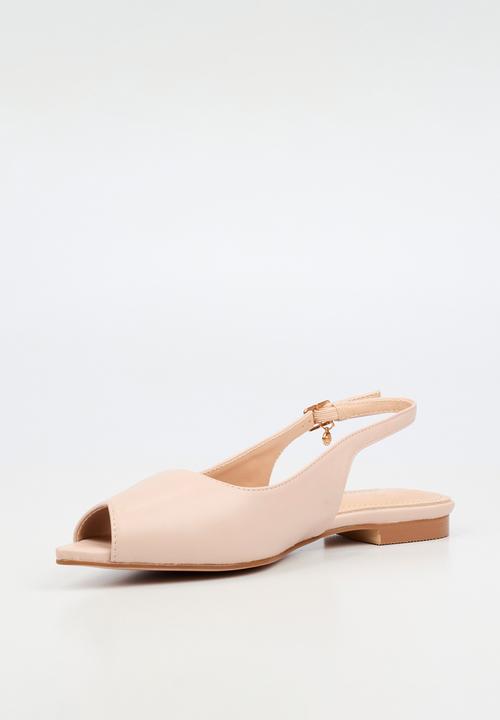 Miss Black - Lavelle 5 peep toe pump - natural