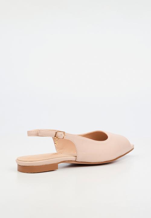 Miss Black - Lavelle 5 peep toe pump - natural