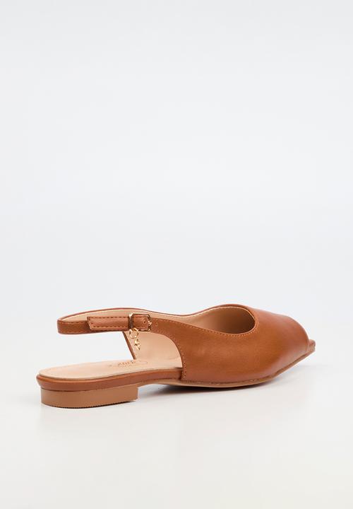 Miss Black - Lavelle 5 peep toe pump - brown