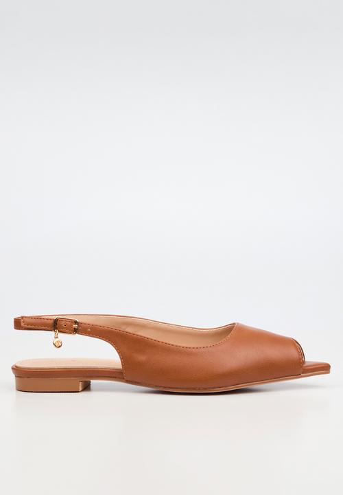 Miss Black - Lavelle 5 peep toe pump - brown