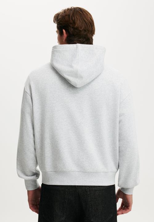 Cotton On - Zip Up Hoodie - Grey Marle