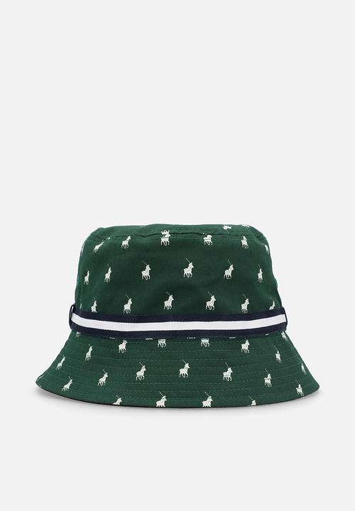 POLO - Reversible Monogram Bucket Hat - Green