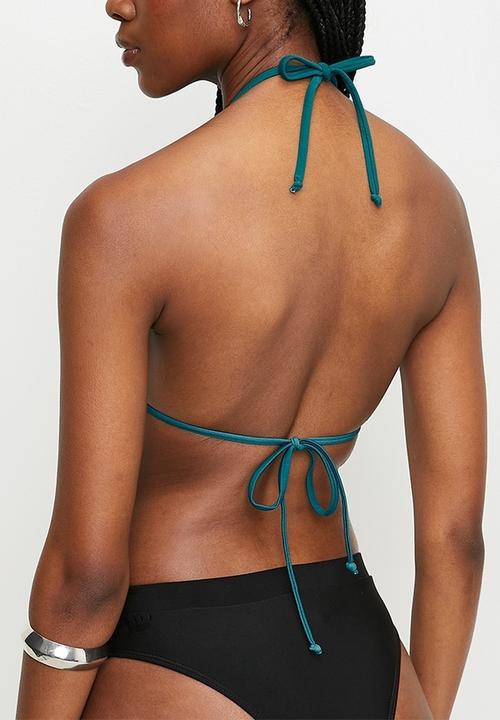 Lizzy - Levine bikini top - teal