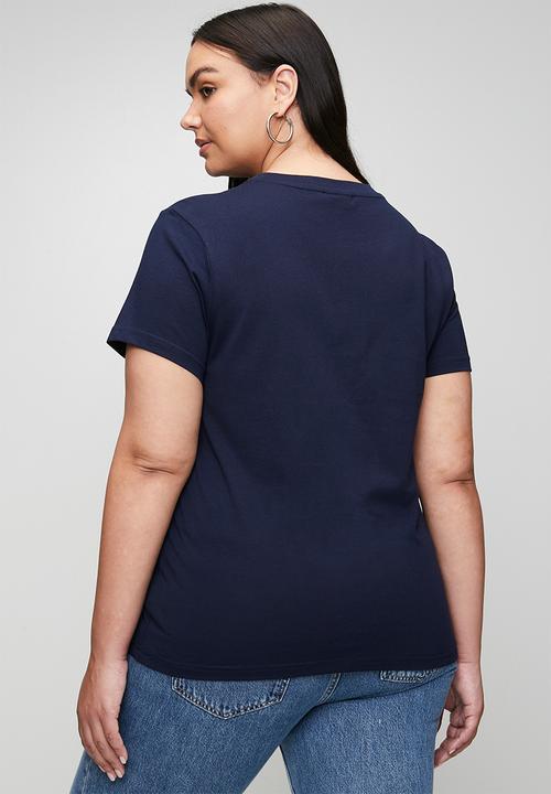 FILA - Plus Rosa T-Shirt - Fila Blue