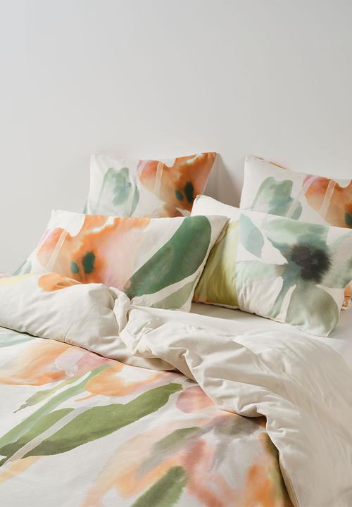 Linen House - Inga Duvet Cover Set - Jade