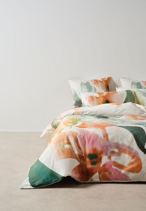 Linen House - Inga Duvet Cover Set - Jade