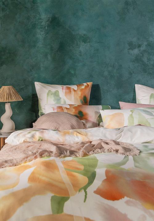 Linen House - Inga Duvet Cover Set - Jade