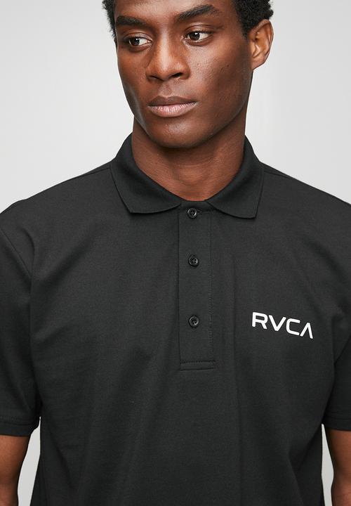 RVCA - SMALL RVCA POLO - BLACK