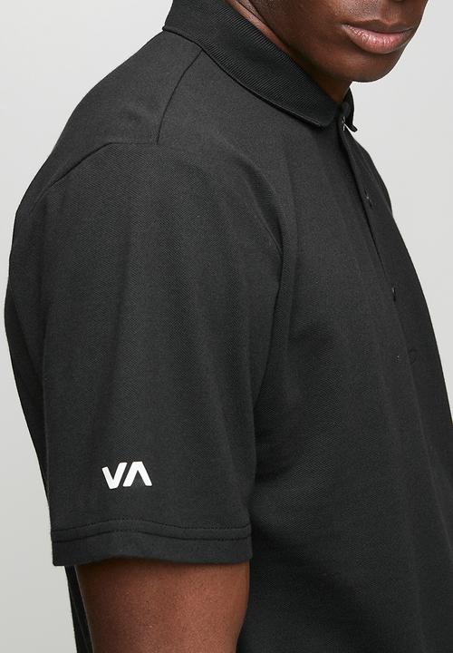 RVCA - SMALL RVCA POLO - BLACK