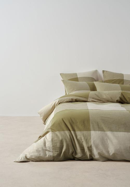 Linen House - Sicily Duvet Cover Set - Khaki