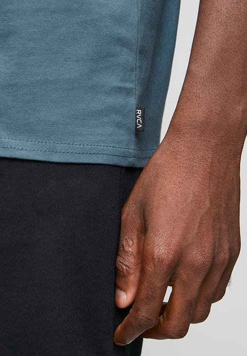RVCA - SPLIT ALL OVER MUSCLE - BLUE