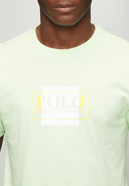 POLO - Mens printed graphic T-shirt  - green