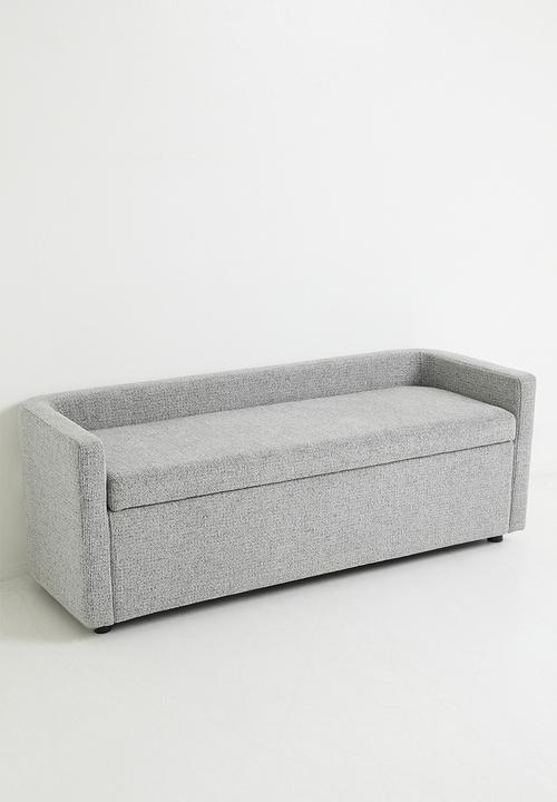 Sixth Floor - Romer Storage Bench - Charcoal