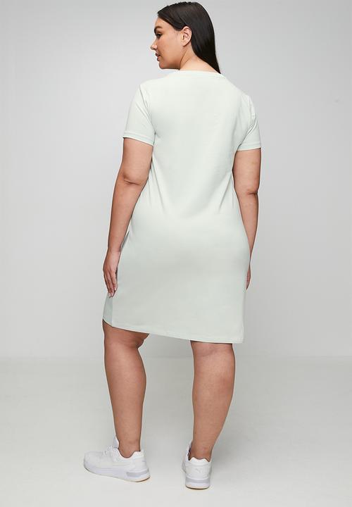 PUMA - Plus ess small no. 1 logo slim dress - créme de mint