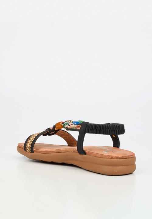 Butterfly Feet - Frani 1 slingback sandal - black