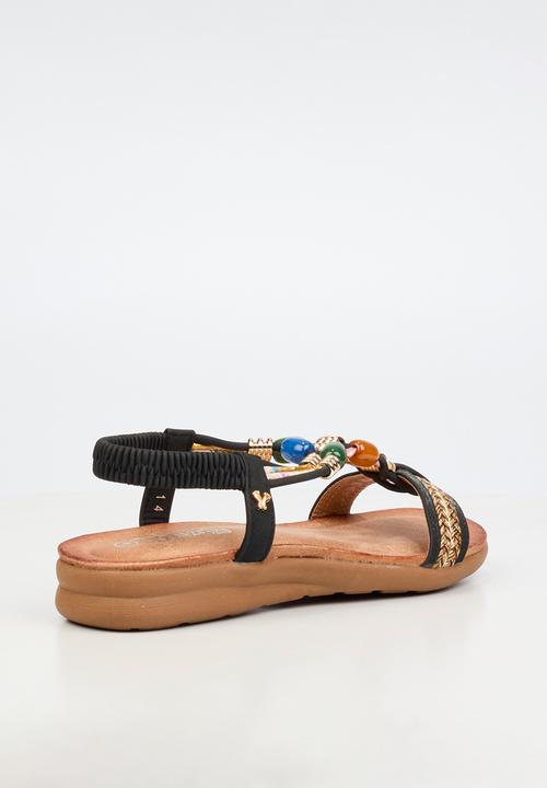 Butterfly Feet - Frani 1 slingback sandal - black