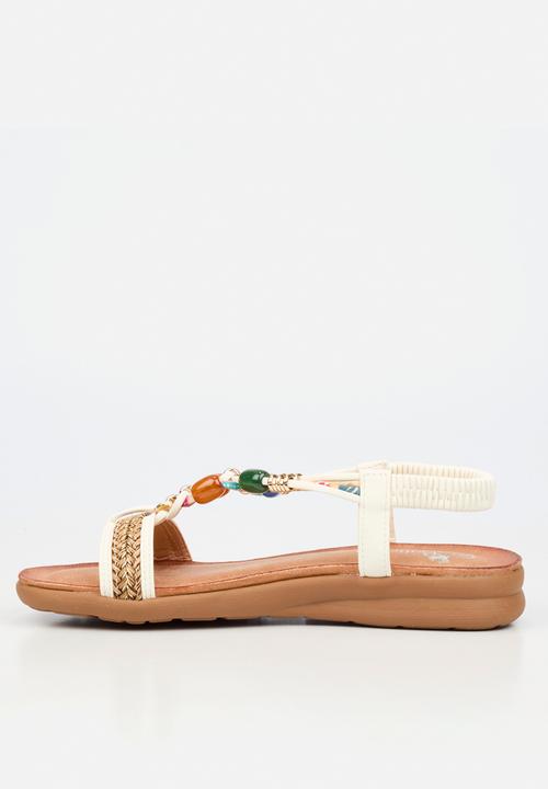 Butterfly Feet - Frani 1 slingback sandal - white