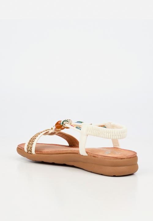 Butterfly Feet - Frani 1 slingback sandal - white