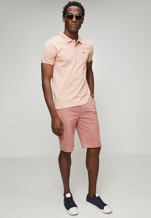 POLO - MENS ESSENTIAL PIQUE SS GOLFER - Pink