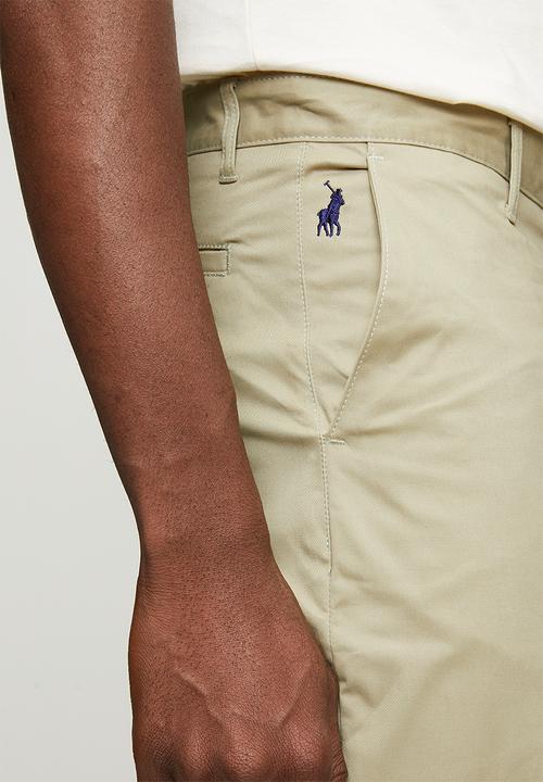 POLO - MENS ESSENTIAL COTTON CHINO SHORTS - Green