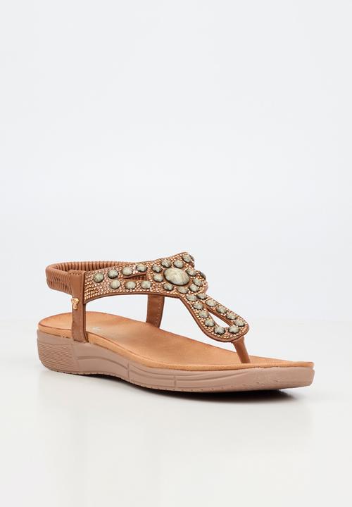 Butterfly Feet - Mylee 1 t-bar sandal - taupe