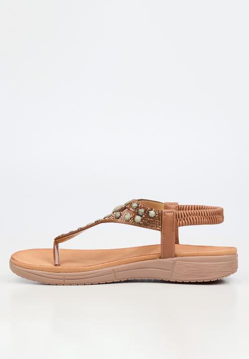 Butterfly Feet - Mylee 1 t-bar sandal - taupe