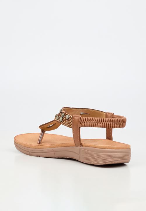 Butterfly Feet - Mylee 1 t-bar sandal - taupe