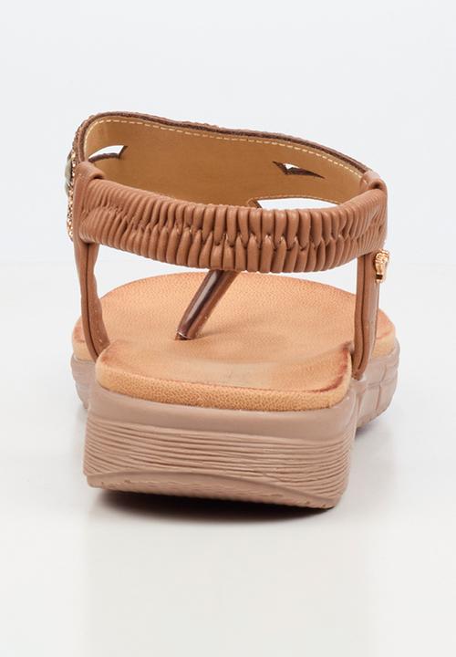 Butterfly Feet - Mylee 1 t-bar sandal - taupe