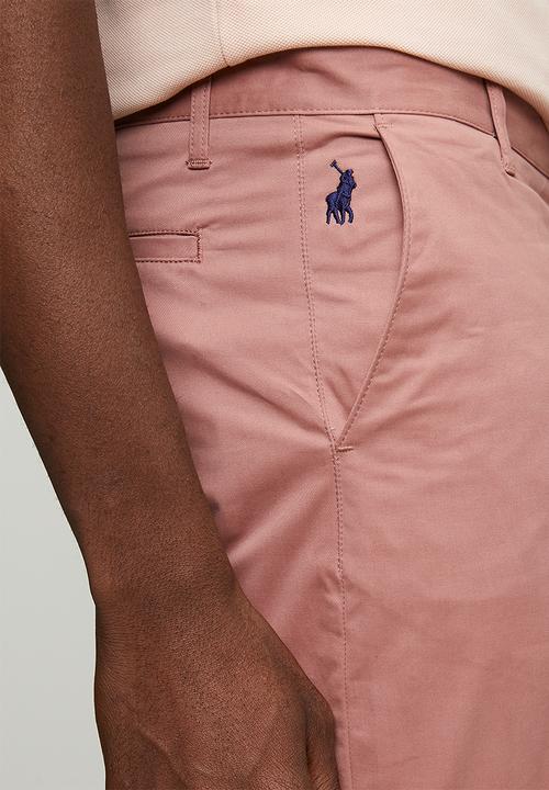 POLO - MENS ESSENTIAL COTTON CHINO SHORTS - Pink