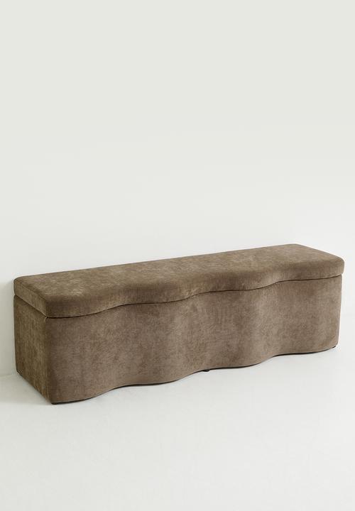 Sixth Floor - Puro Storage Ottoman - Latte