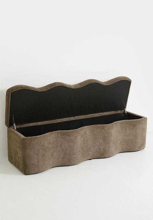 Sixth Floor - Puro Storage Ottoman - Latte