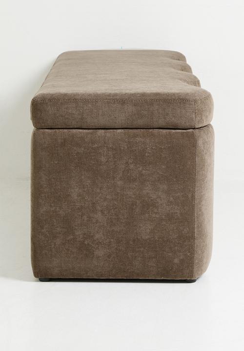 Sixth Floor - Puro Storage Ottoman - Latte