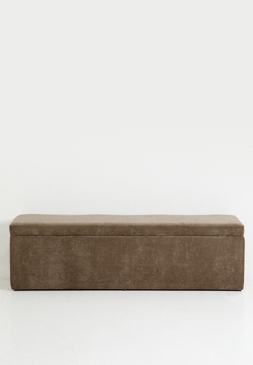 Sixth Floor - Puro Storage Ottoman - Latte