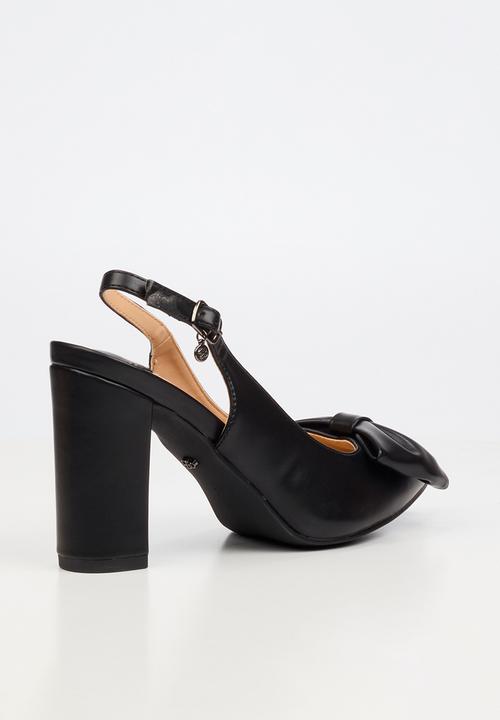 Miss Black - Narissa 1 bow slingback heel - black