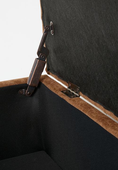 Sixth Floor - Benji Storage Ottoman - Ochre