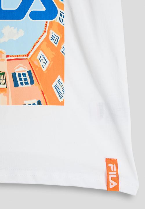 FILA - Dune T-Shirt (Drop Shoulder Boxy) - White