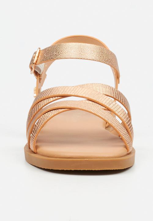 Flutterby - Lillie 1 girls sandal - rosegold