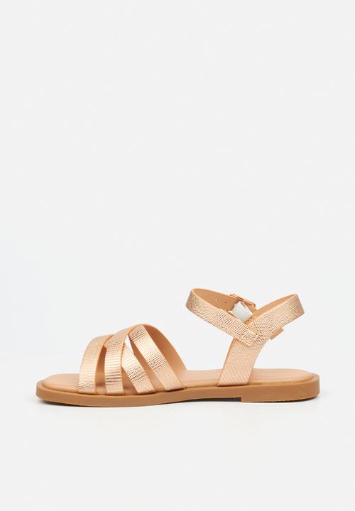 Flutterby - Lillie 1 girls sandal - rosegold