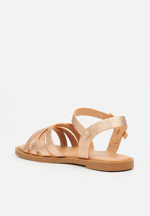 Flutterby - Lillie 1 girls sandal - rosegold