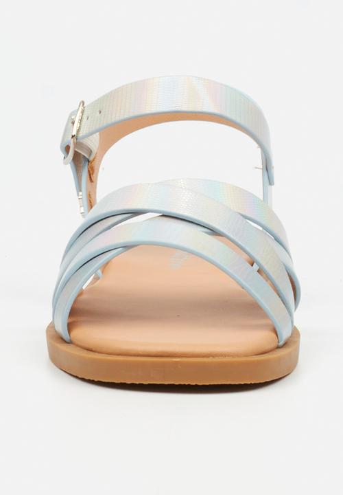 Flutterby - Lillie 1 girls sandal - silver
