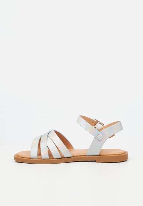 Flutterby - Lillie 1 girls sandal - silver