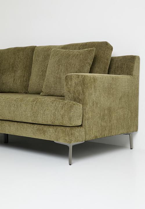Sixth Floor - Aurora 3 Seater Sofa - Olive