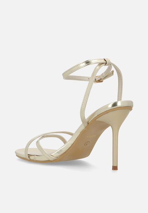 Madison® - Hope open toe ankle strap - gold